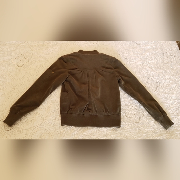 Army Green Bomber-style Jacket - Picture 3 of 15